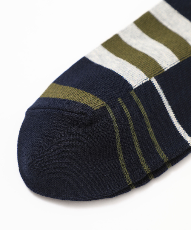 切り替え ボーダー ソックス