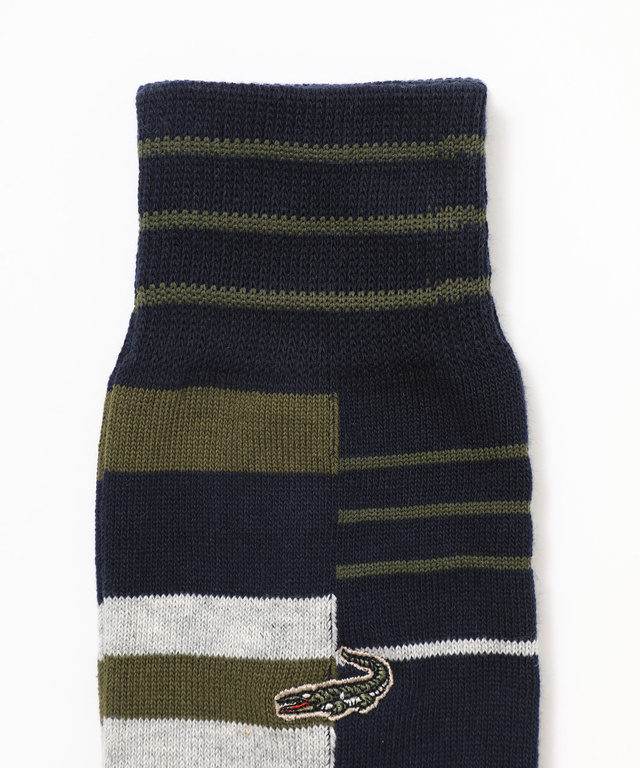 切り替え ボーダー ソックス