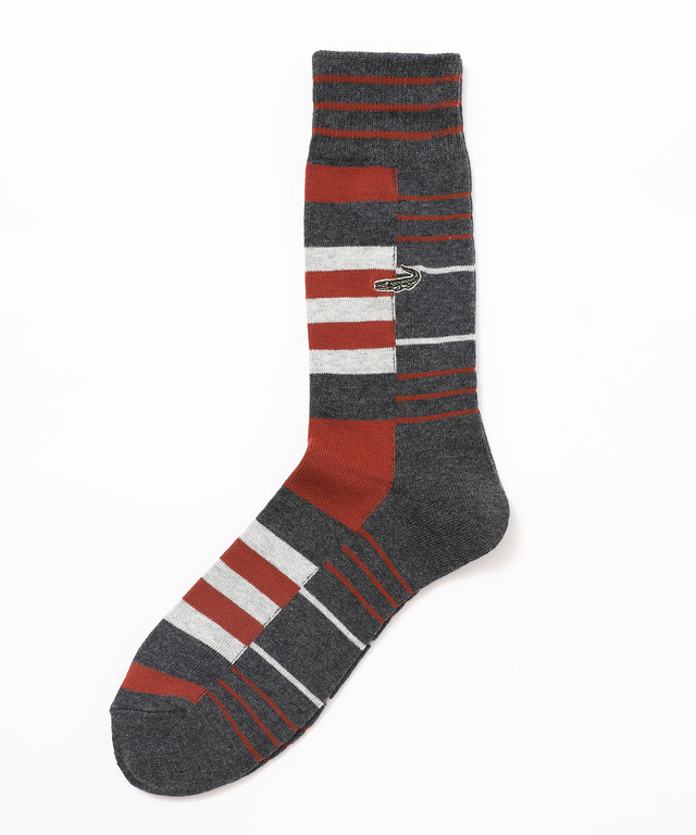 切り替え ボーダー ソックス