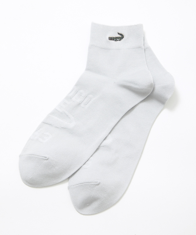 シルケット加工 ショート ソックス