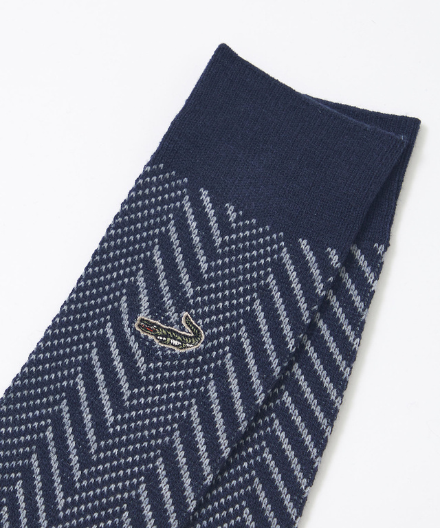 ウールブレンド ヘリンボーン ソックス