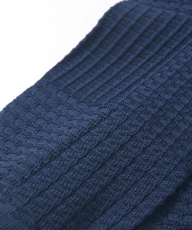 シルケット グレンチェック ソックス