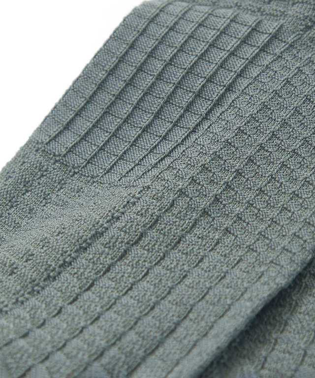 シルケット グレンチェック ソックス