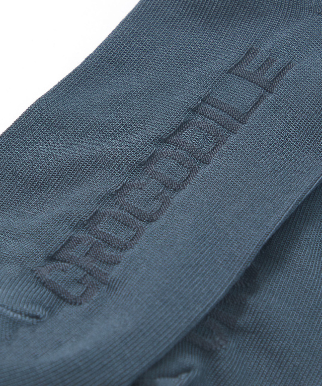 シルケット ロゴ アンクルソックス