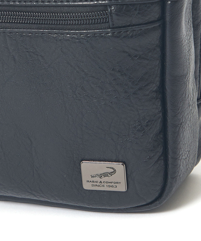 合成皮革 ミドルショルダー バッグ