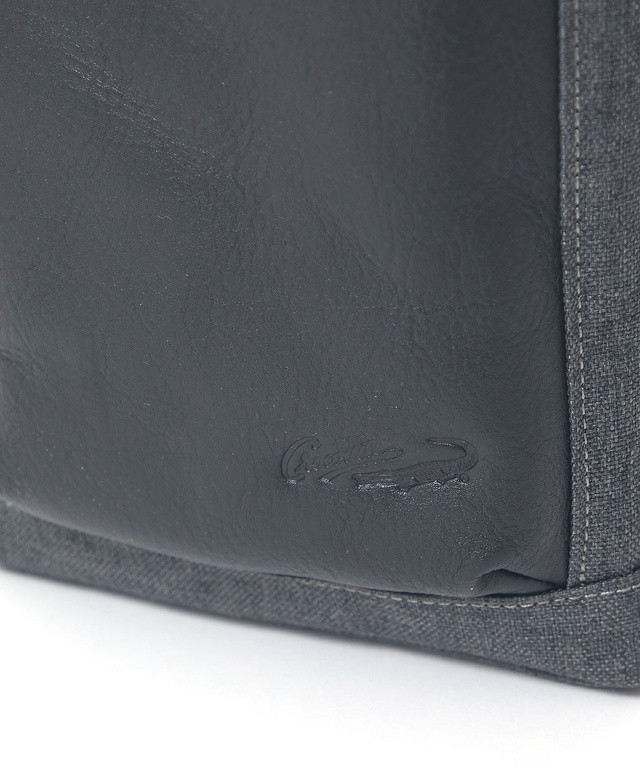 杢調 レザーポケット サコッシュ