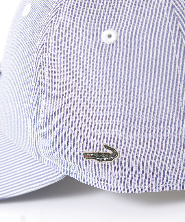 シアサッカー ロゴ刺繍 キャップ【UV加工】