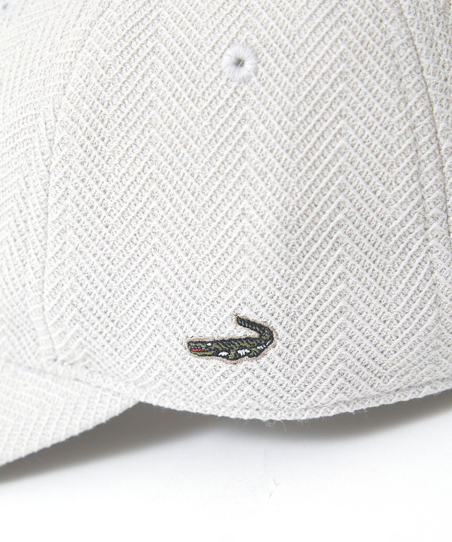 ヘリンボーン ジャカード キャップ