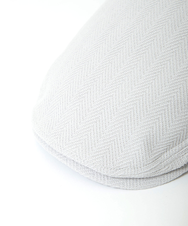 ヘリンボーン ジャカード ハンチング