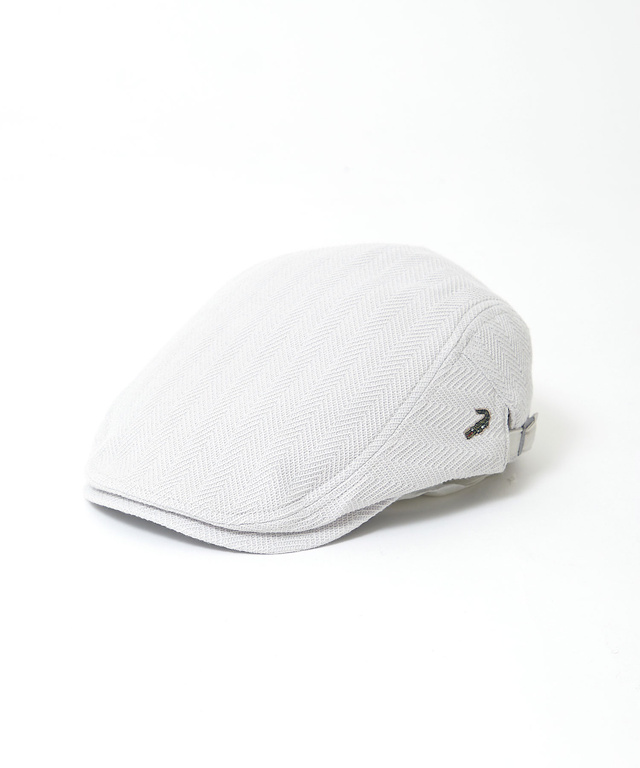 ヘリンボーン ジャカード ハンチング