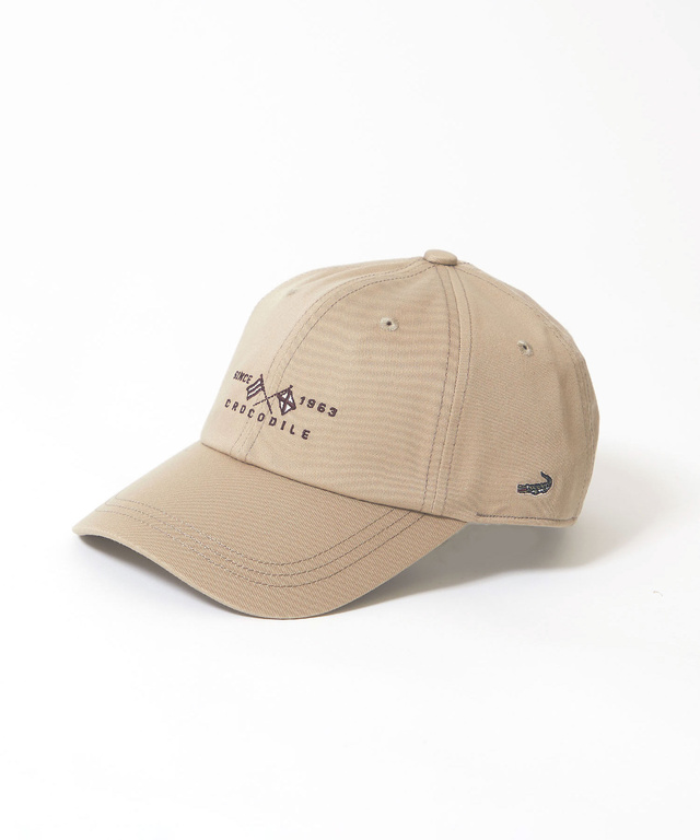 ツイル フラッグモチーフ キャップ【UV加工】【手洗いOK】