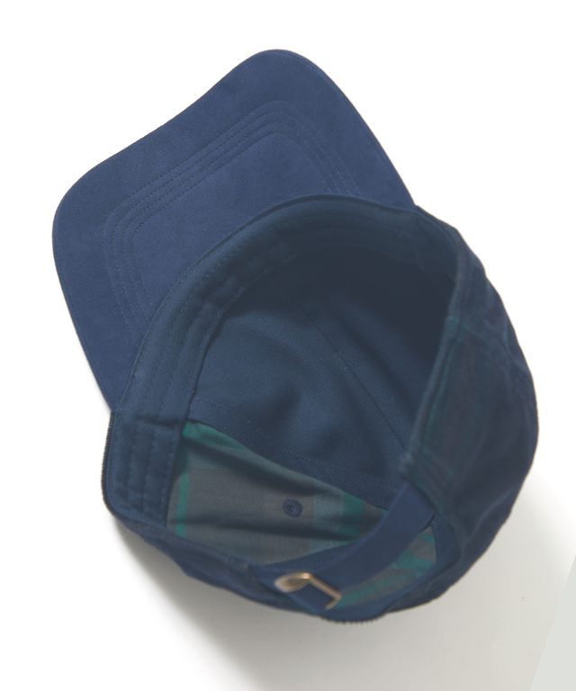 微起毛 チェックコーデュロイ キャップ【手洗いOK】【UV加工】