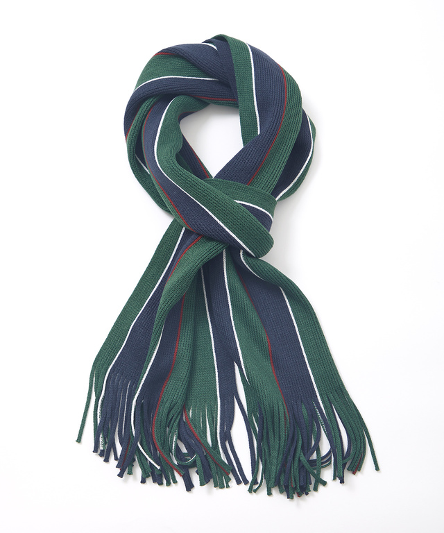 ストライプ柄 スクール マフラー