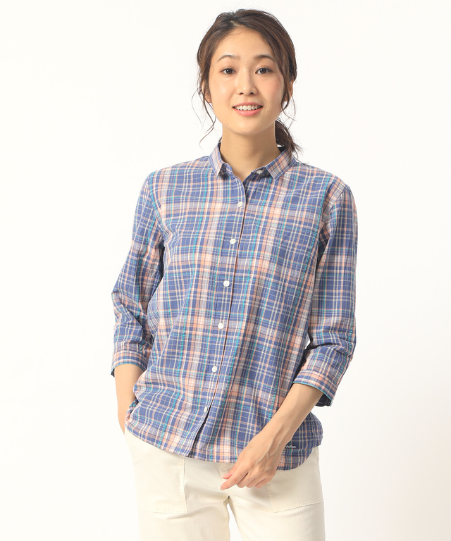 スノーコットンチェック柄シャツ