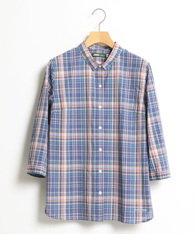 スノーコットンチェック柄シャツ