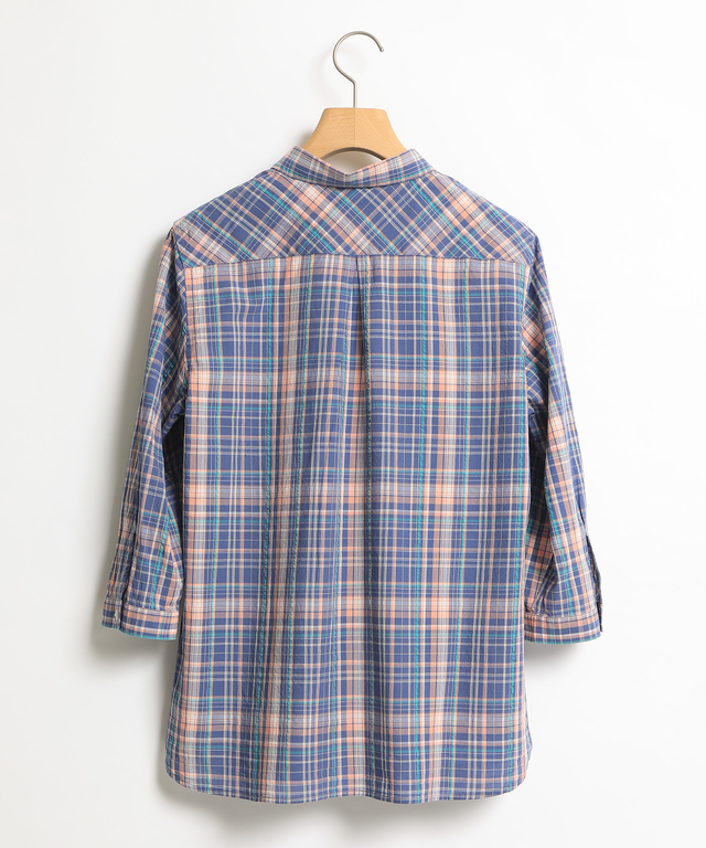 スノーコットンチェック柄シャツ