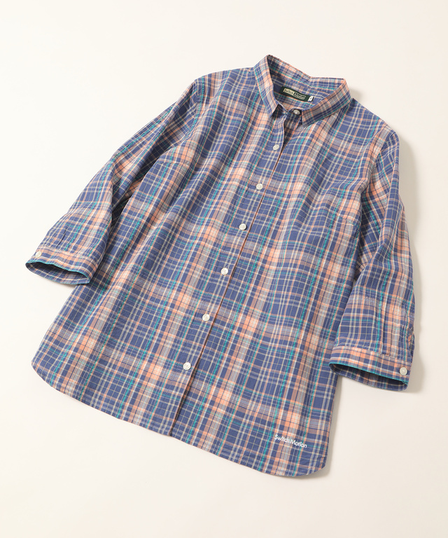 スノーコットンチェック柄シャツ