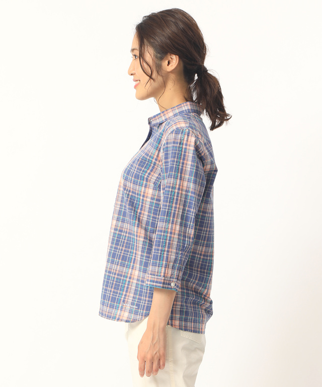 スノーコットンチェック柄シャツ