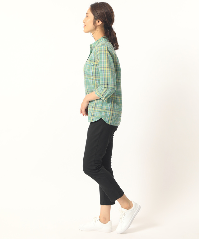 スノーコットンチェック柄シャツ