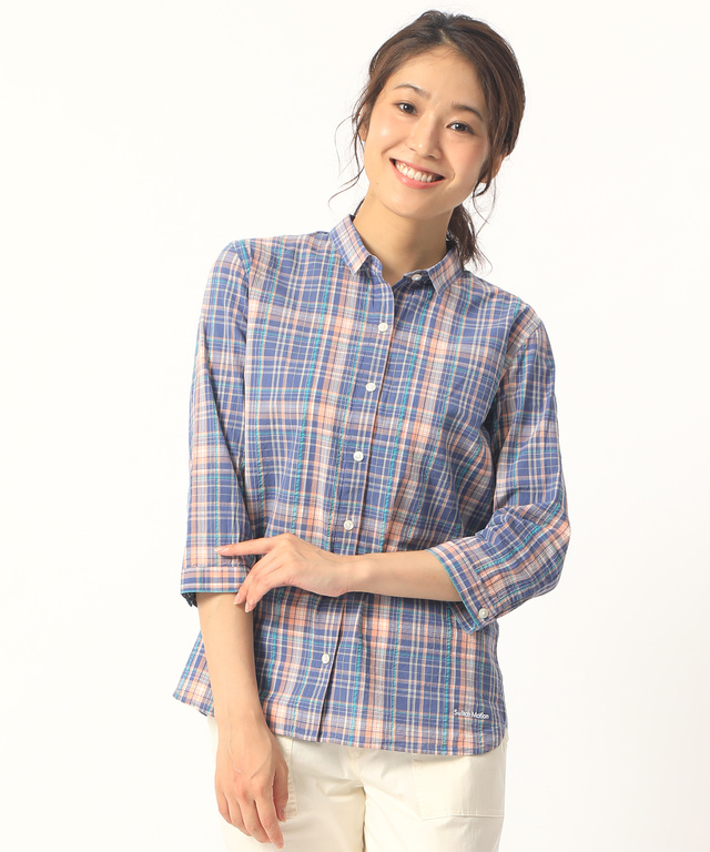 スノーコットンチェック柄シャツ