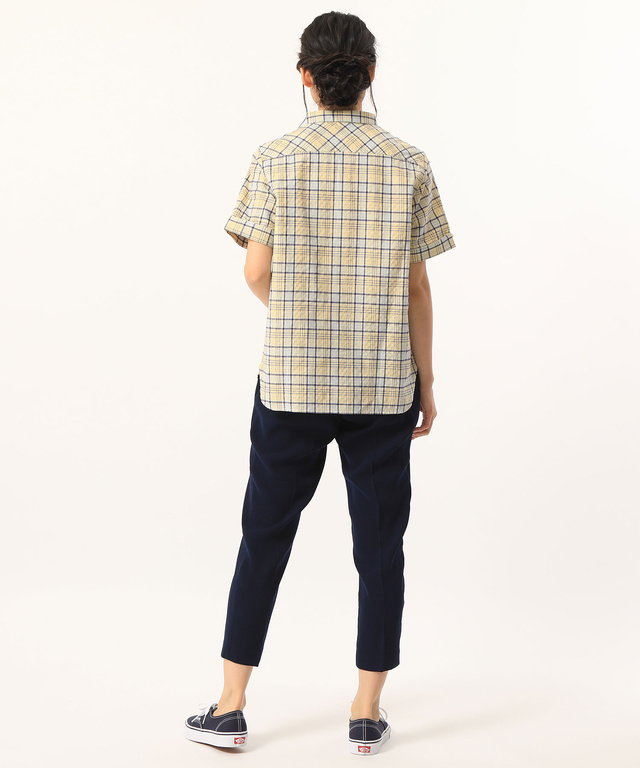 チェック柄シャツ
