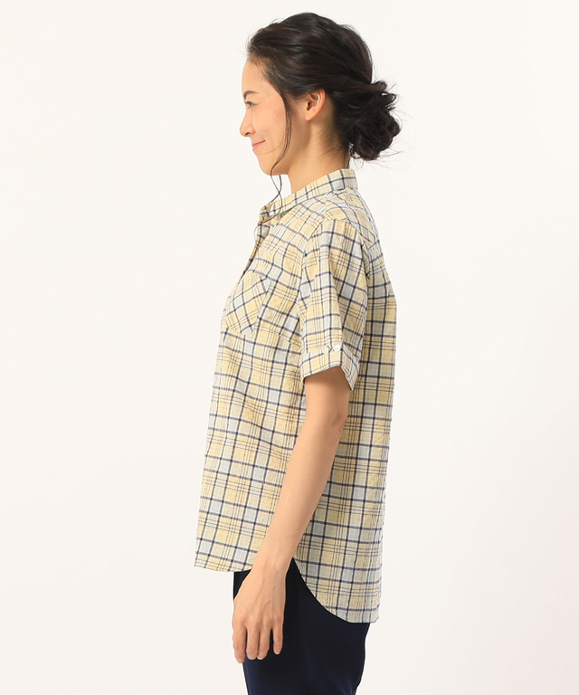 チェック柄シャツ