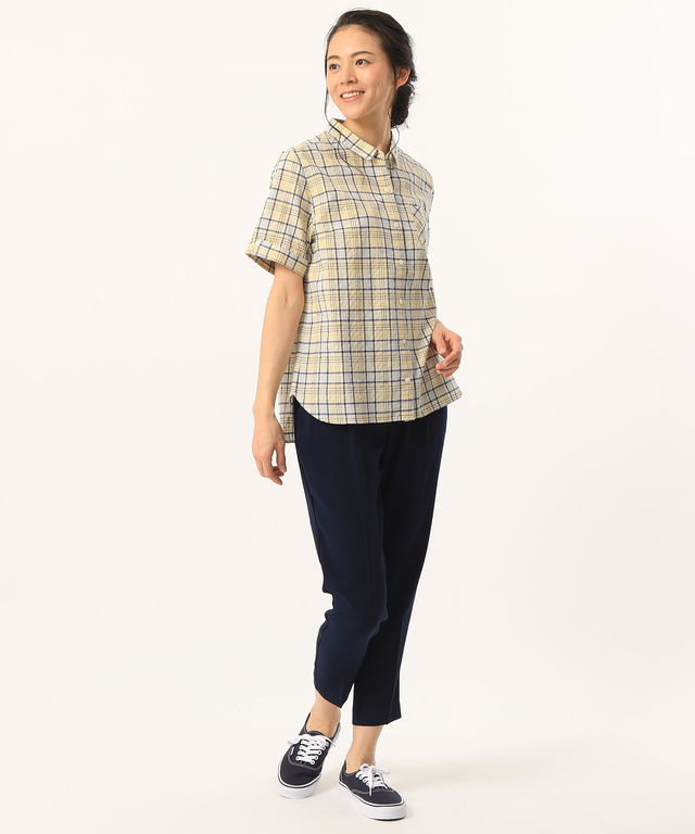 チェック柄シャツ