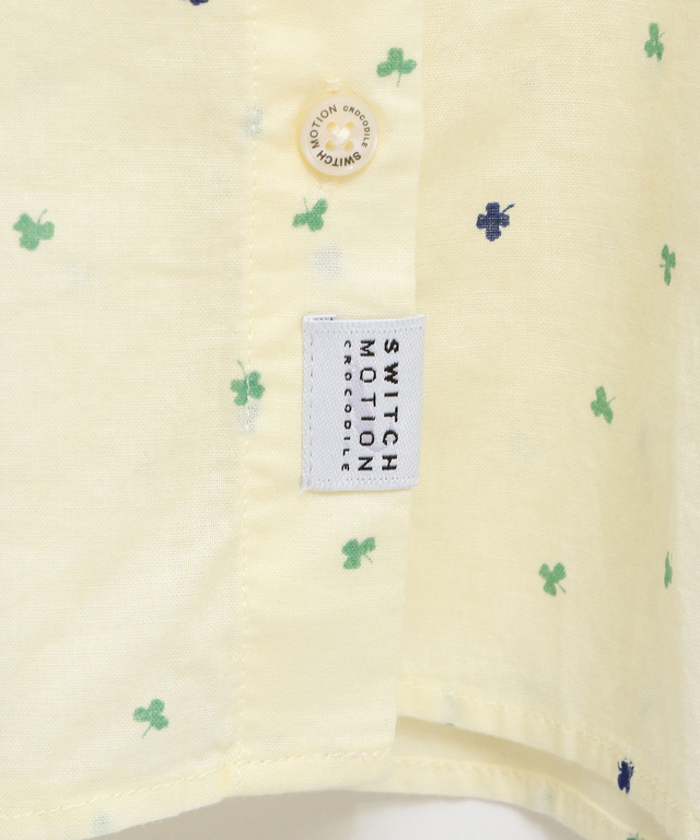 クローバー柄シャツ【日本製生地】