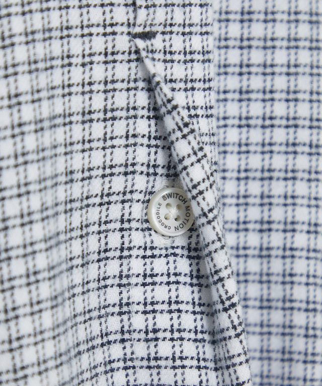 バンドカラー 微起毛 ブラウス