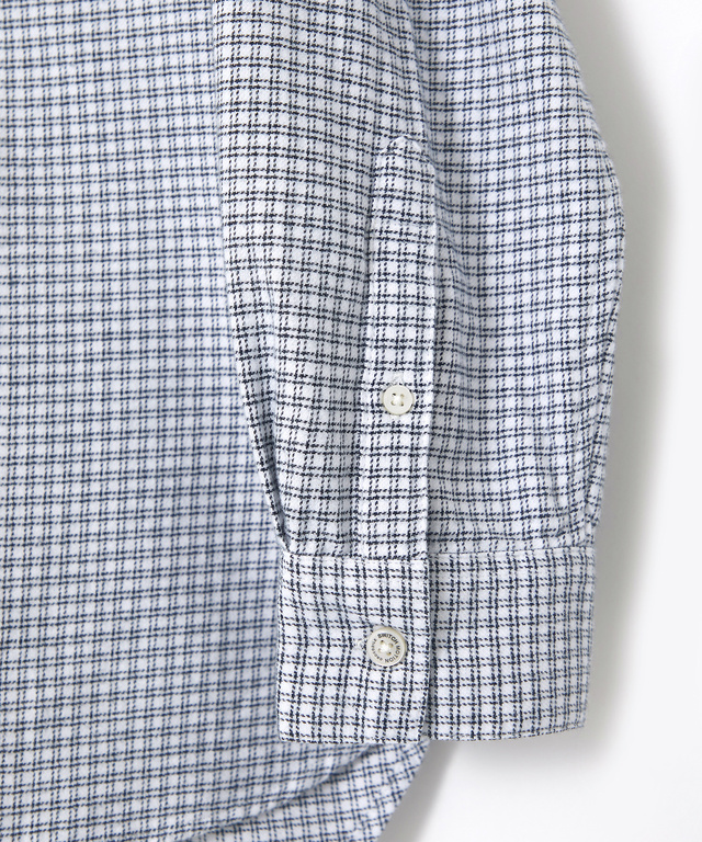 バンドカラー 微起毛 ブラウス