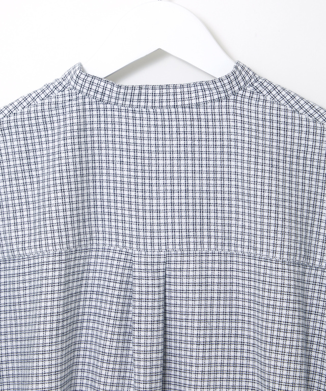 バンドカラー 微起毛 ブラウス