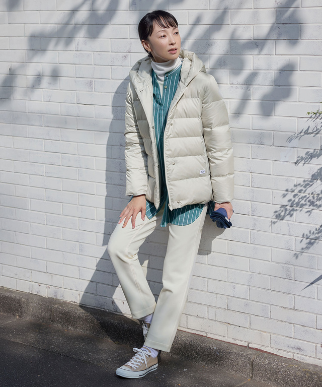 バンドカラー 微起毛 ブラウス