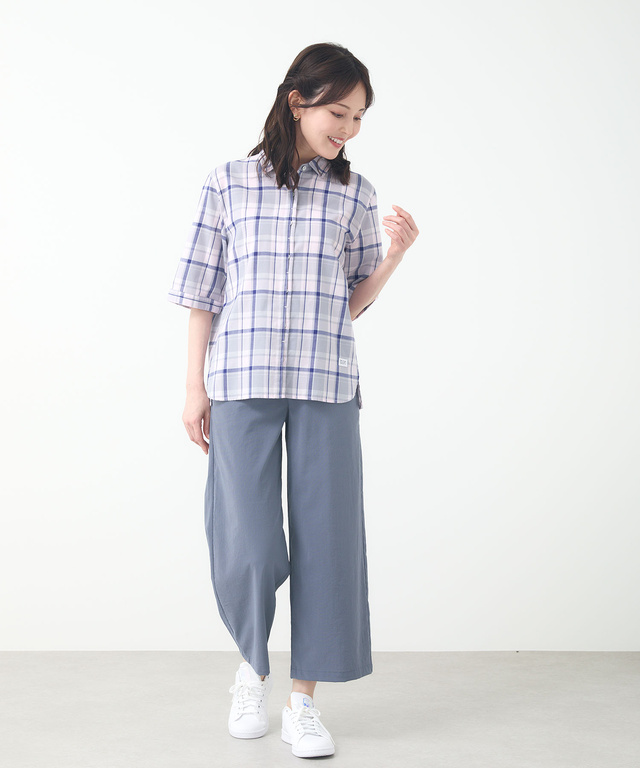 アムンゼン チェック柄 シャツ