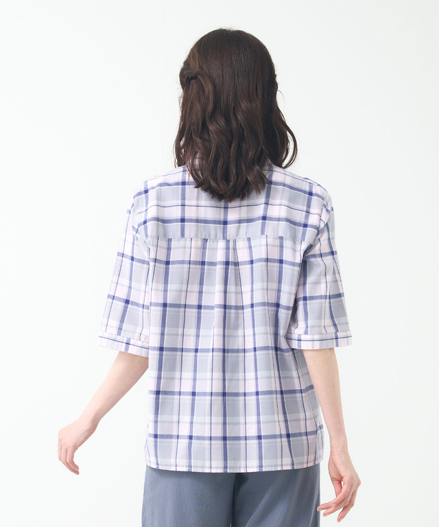アムンゼン チェック柄 シャツ