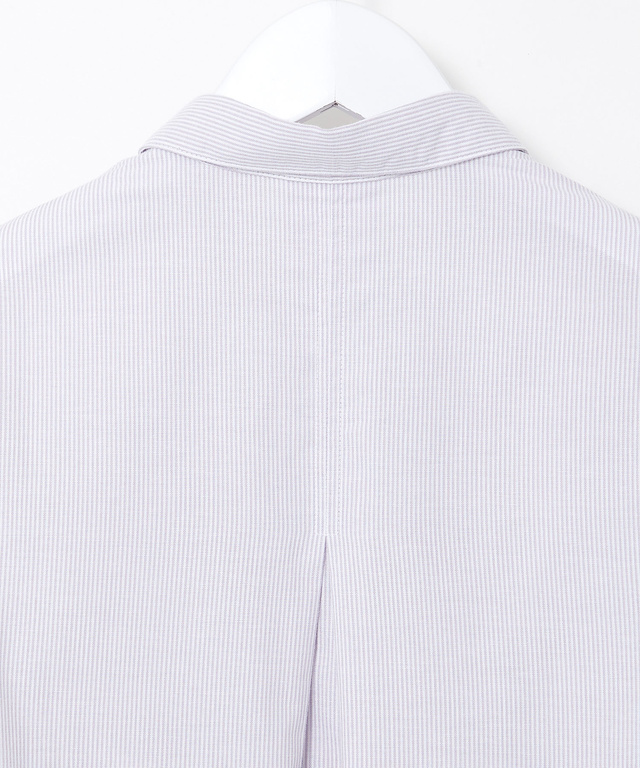 ストライプ柄 微起毛 ブラウス