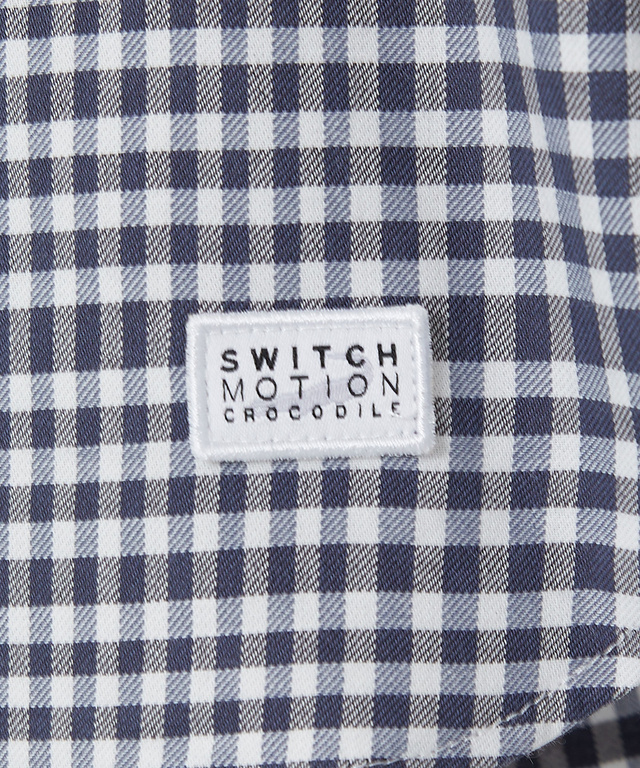 微起毛 ギンガムチェック柄 ブラウス