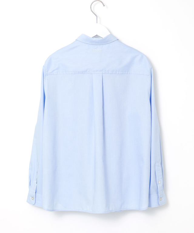 ノンアイロン コットン 無地 ブラウス【シワになりにくい】