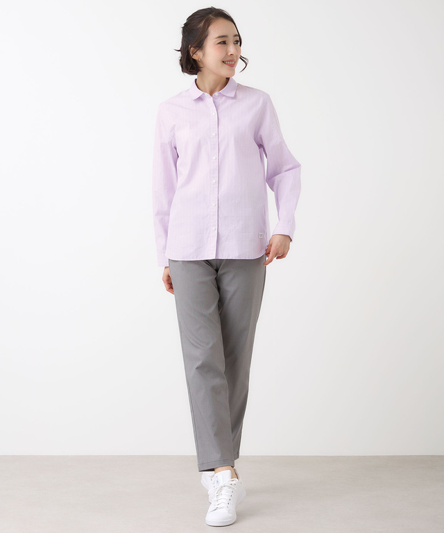 ワニ ドビー ジャカード ブラウス