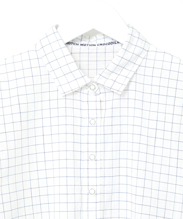 グラフチェック柄 プルオーバー ブラウス