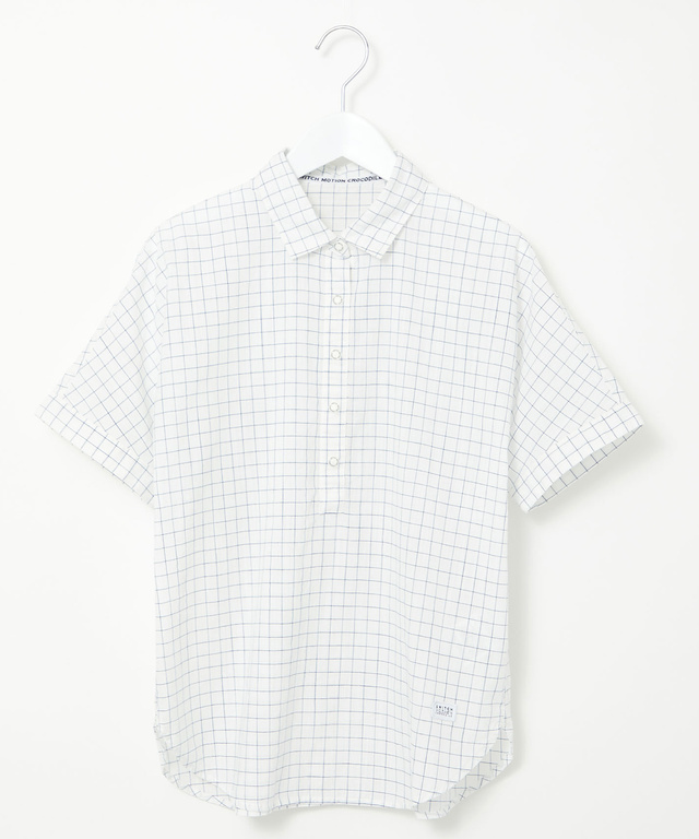 グラフチェック柄 プルオーバー ブラウス