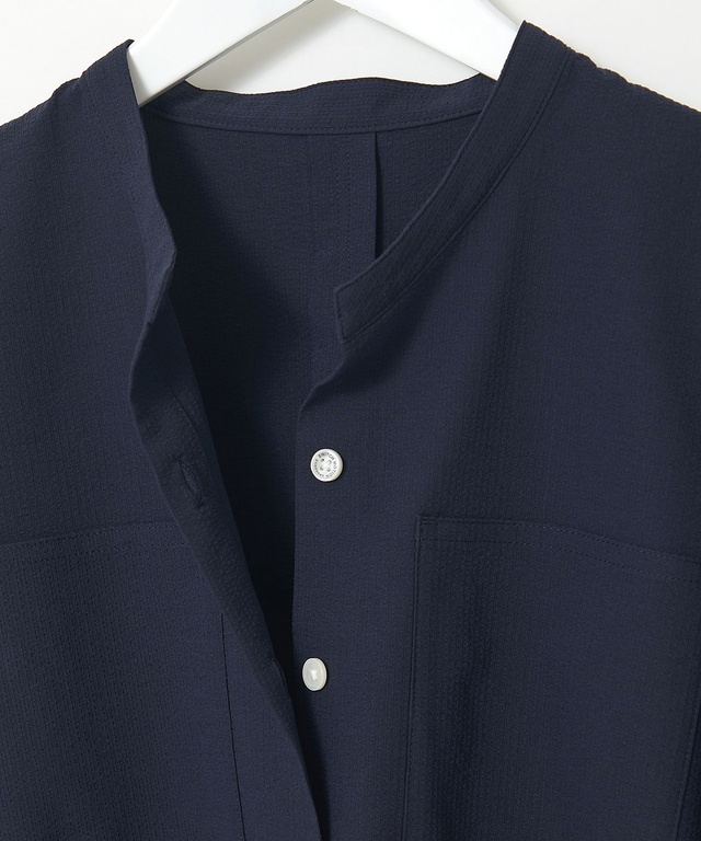 袖タックデザイン プルオーバー ブラウス