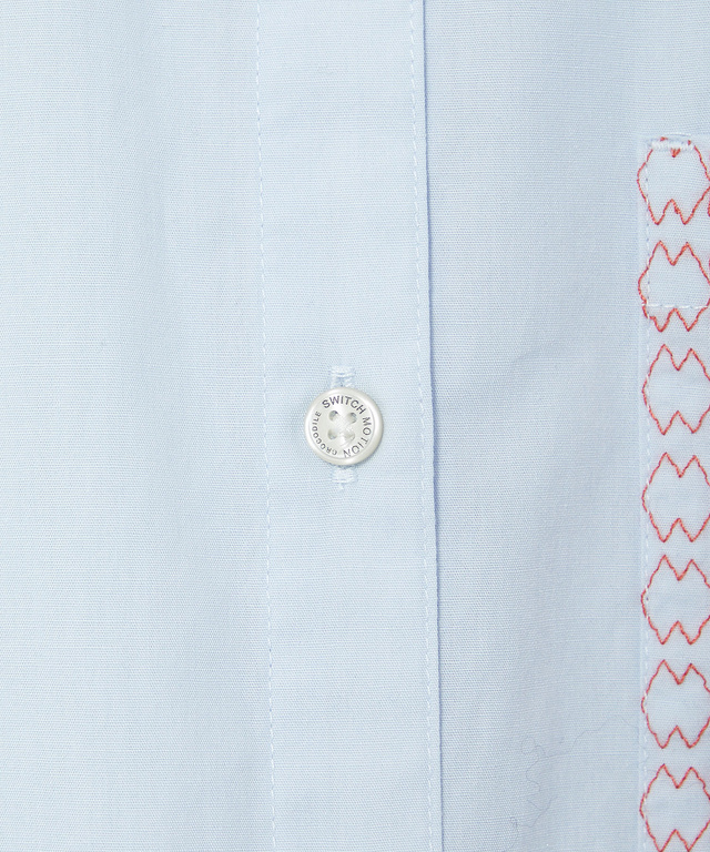 刺繍 ポケット ブラウス