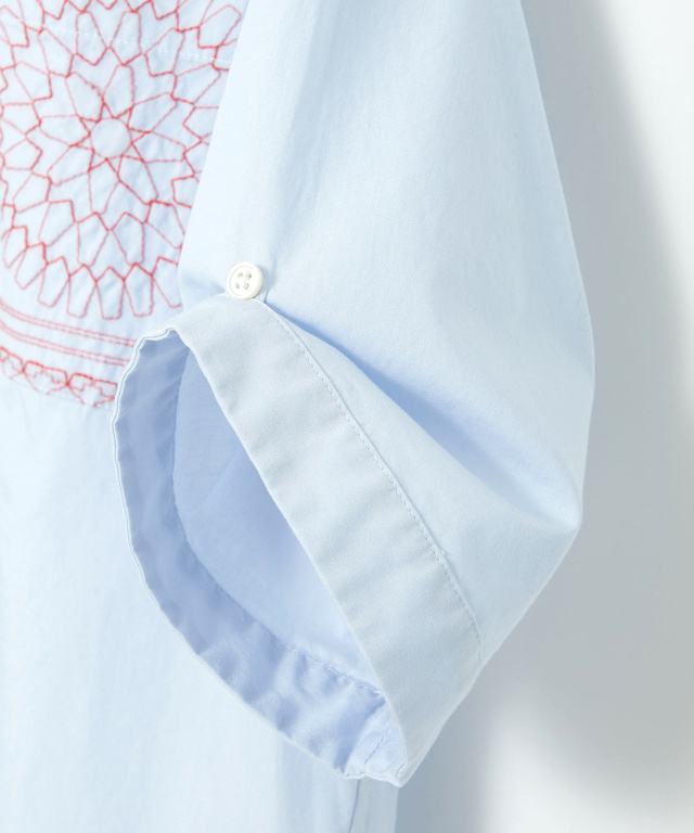 刺繍 ポケット ブラウス