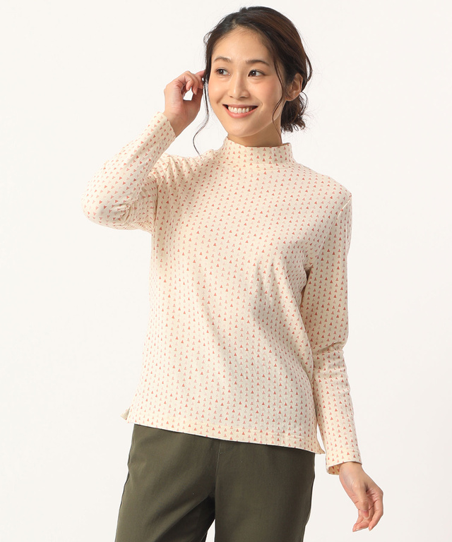 ハイネックロングTシャツ