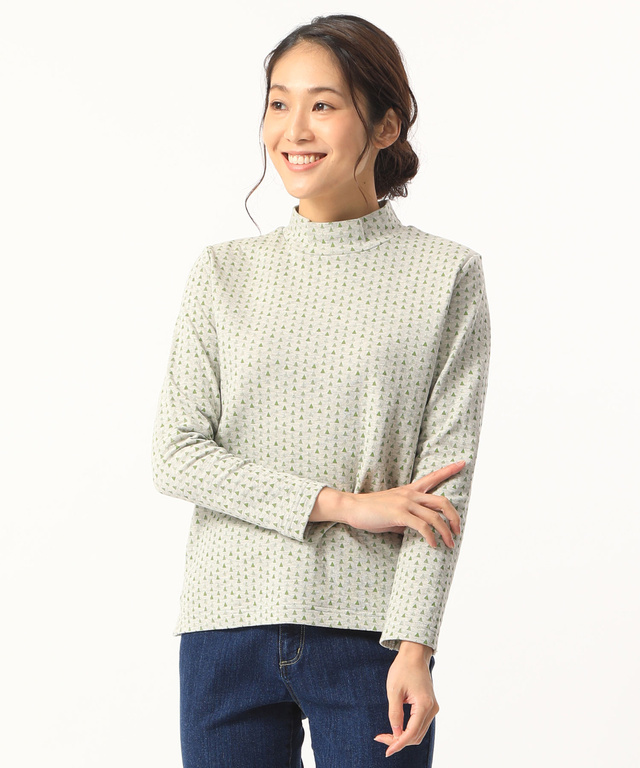 ハイネックロングTシャツ