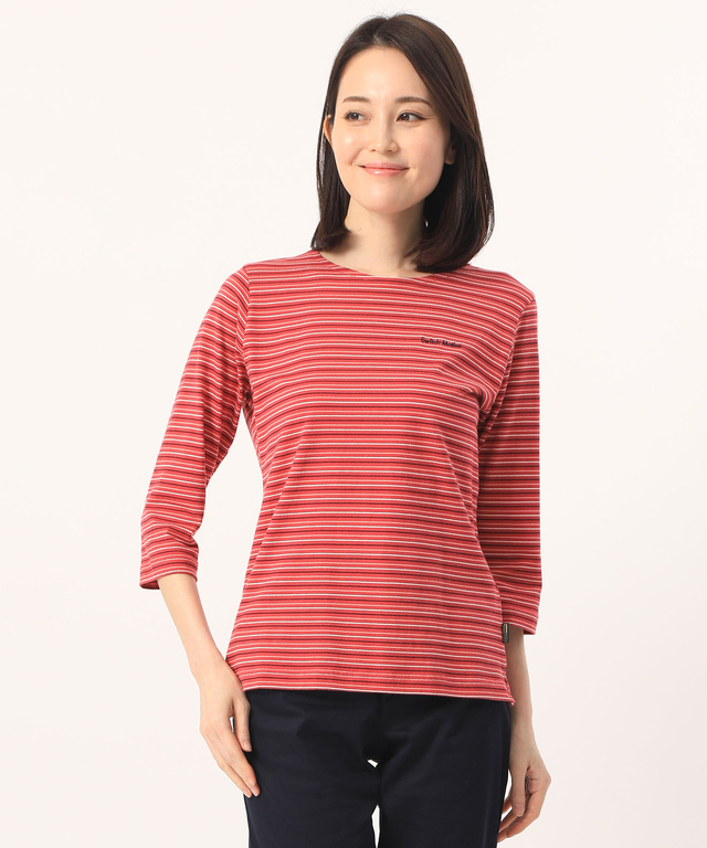 ボーダークルーネックTシャツ