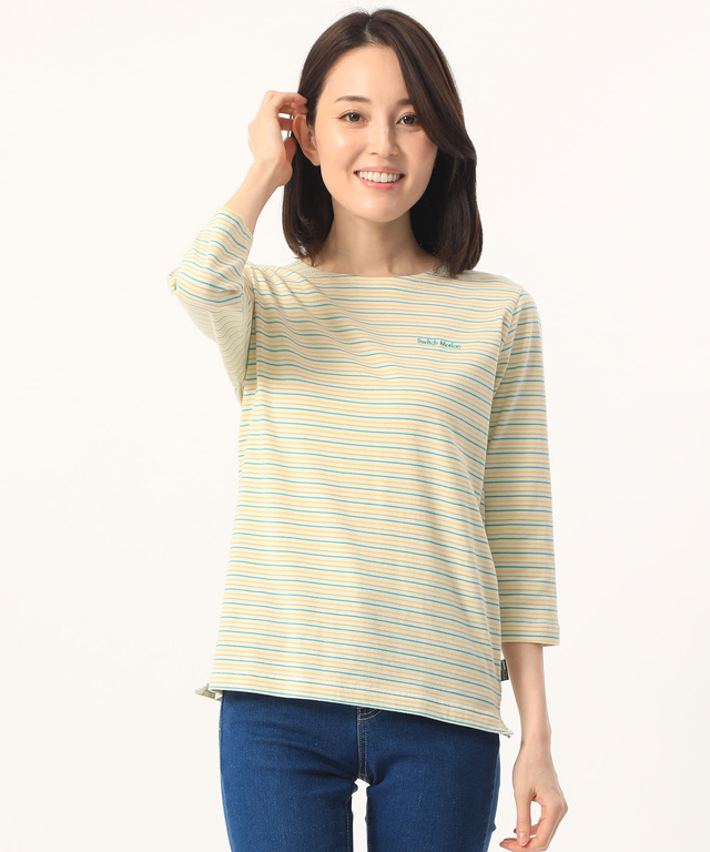 ボーダークルーネックTシャツ
