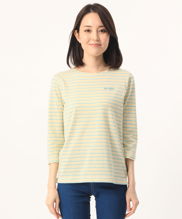 ボーダークルーネックTシャツ