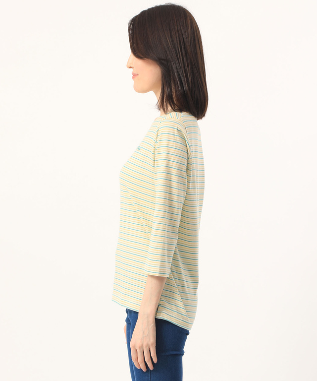 ボーダークルーネックTシャツ