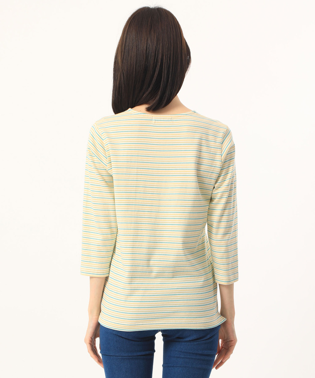 ボーダークルーネックTシャツ